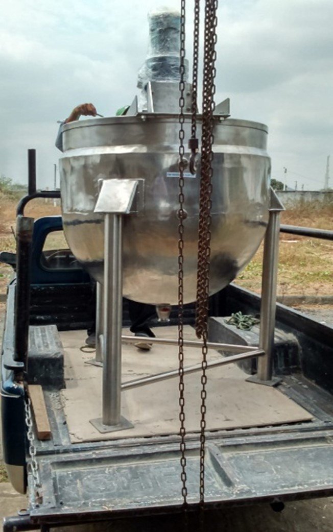 MARMITA PARA SALSAS, DOBLE AGITADOR